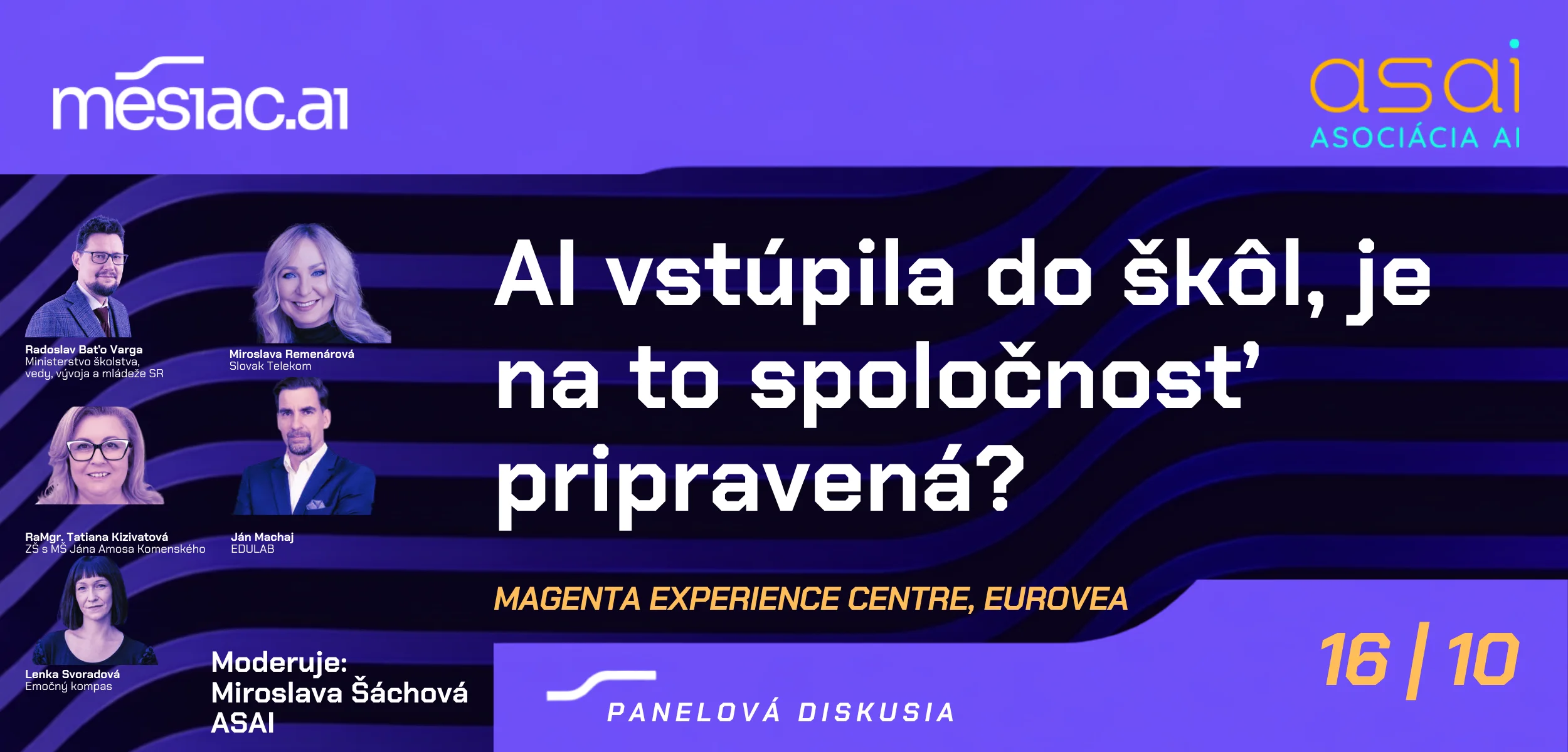 Panelová diskusia AI vstúpila do škôl, je na to spoločnosť pripravená?