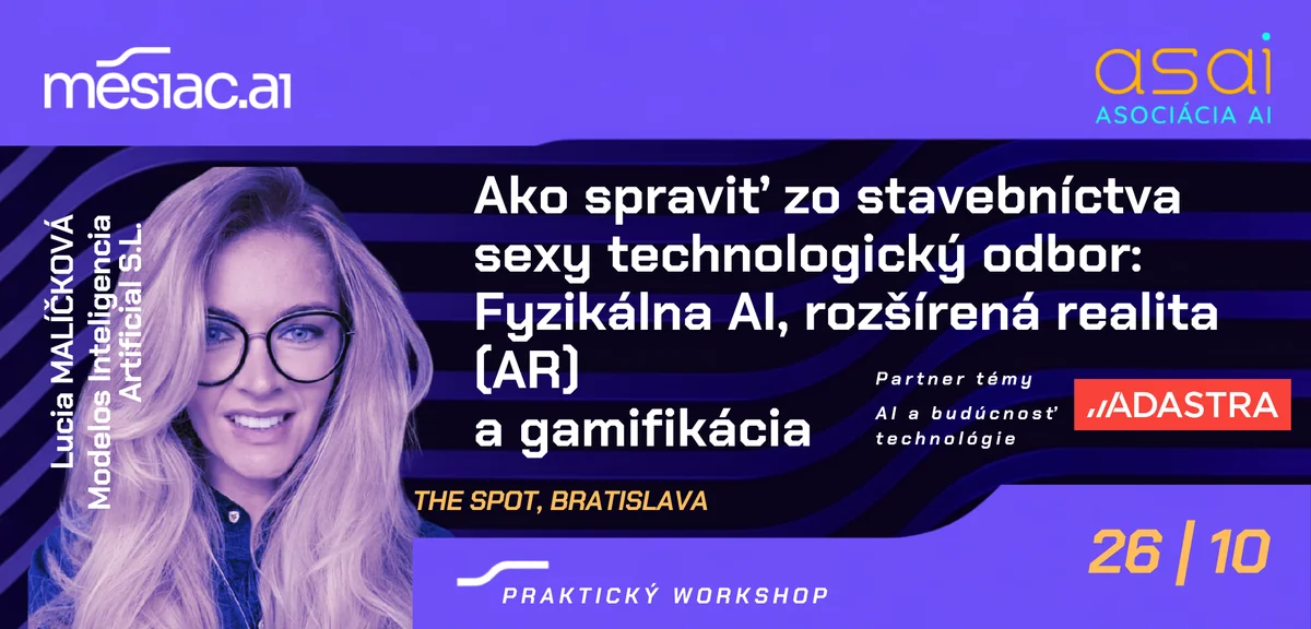 Ako spraviť zo stavebníctva sexy technologický odbor – praktický workshop s Luciou Malíčkovou, 26. októbra