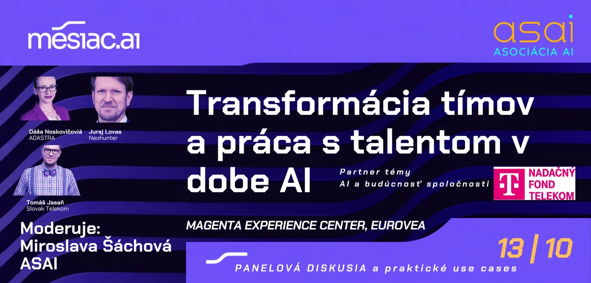 Panelová diskusia Transformácia tímov a práca s talentom v dobe AI